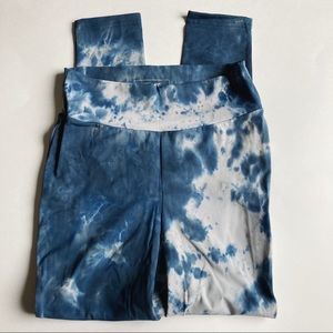 NWOT Echt blue tie dye leggings